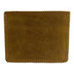 Rustikales Leder-Portemonnaie mit Truck-Design - Klassisches Vintage-Braun