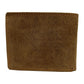 Elegante Hunter-Leder-Geldbörse mit Lucky 7 Design (Quer)