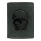 Premium-Leder-Geldbörse mit Skull-Motiv – Dein Statement-Accessoire (Hoch)